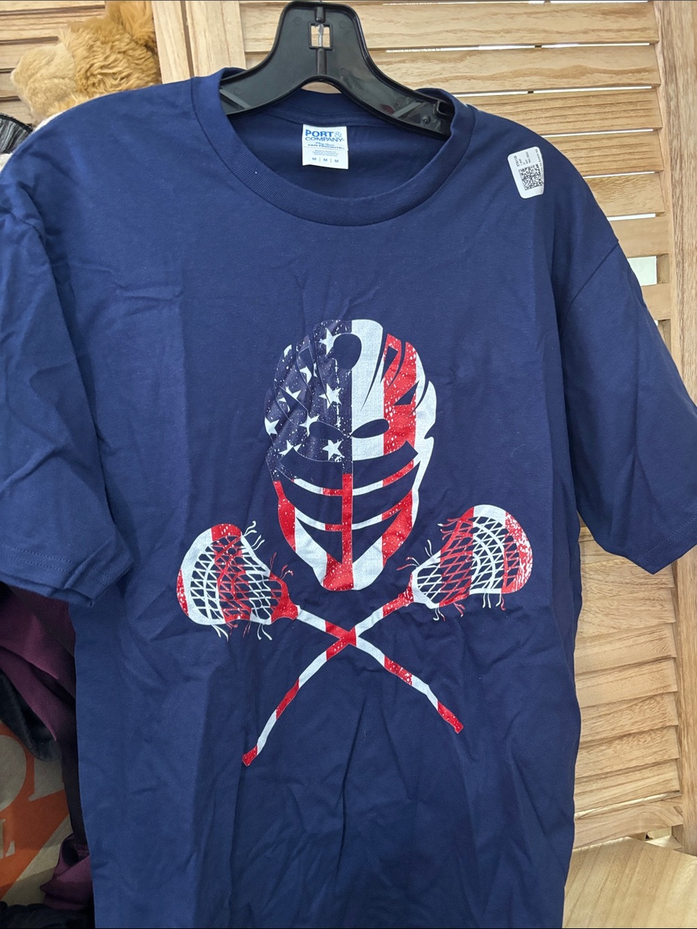 Port and Company Men’s Lacrosse Tee Medium NWOT